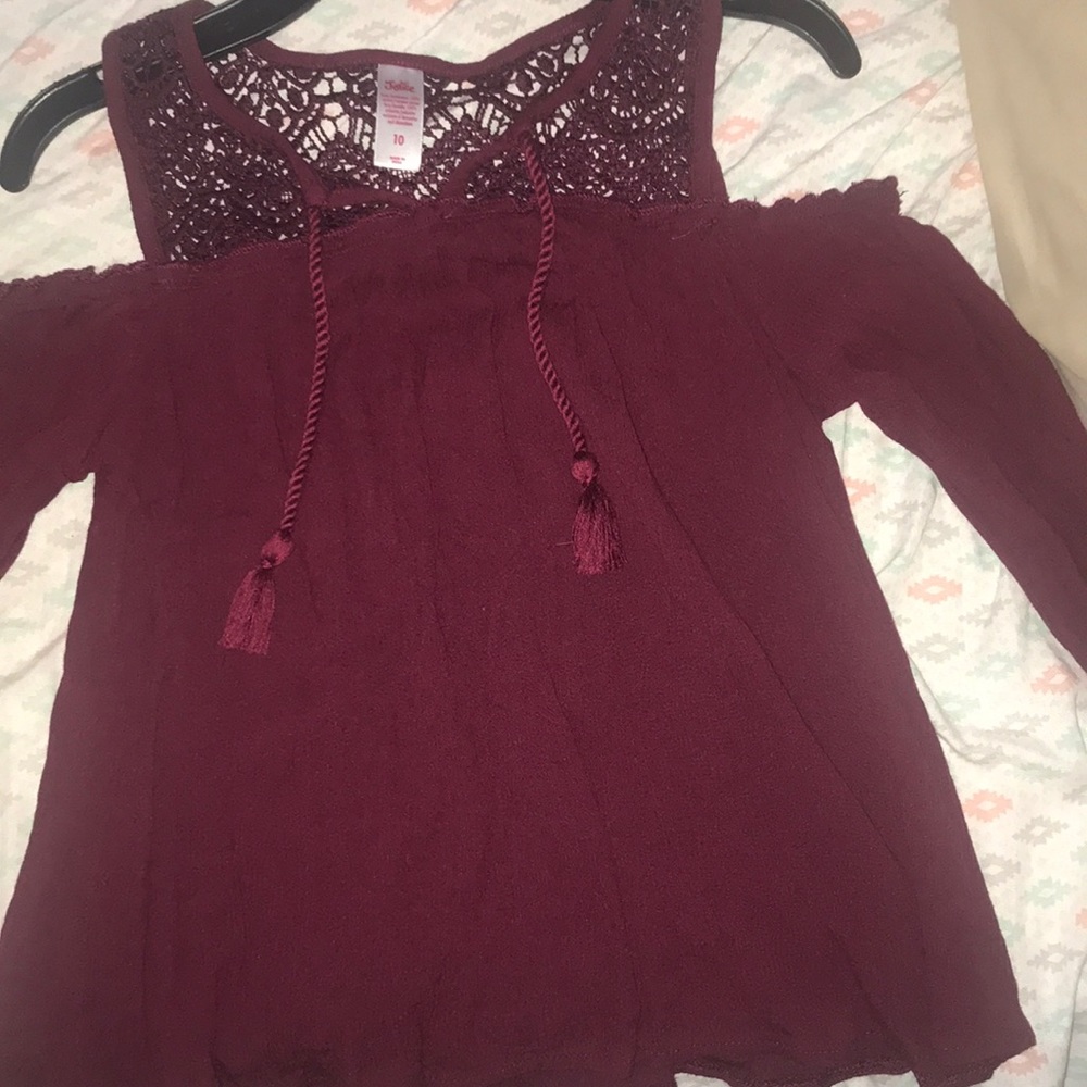 Justice kids boutique top💗